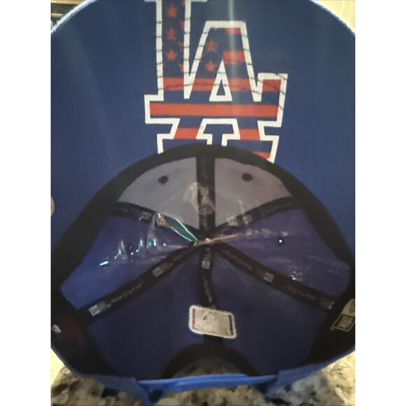Los Angeles Dodgers 9FIFTY Adjustable Snapback New Era Cap - Blue - NWT - Picture 3 of 5